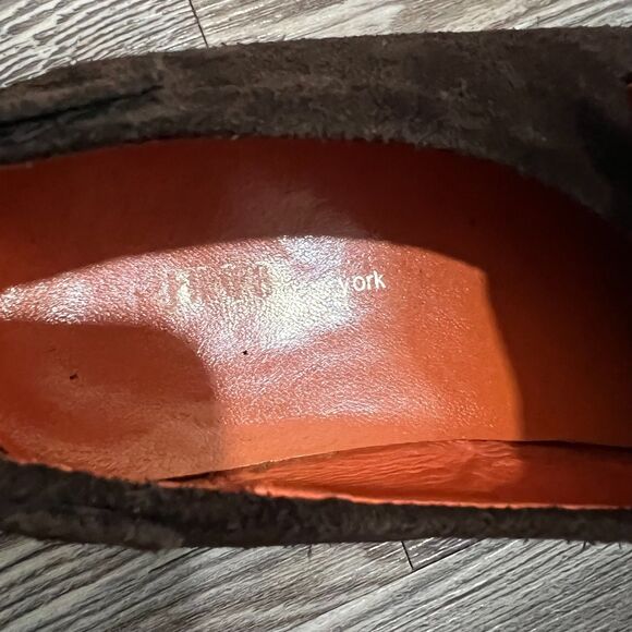 Magnanni Dark Brown Suede Monk Strap Loafers 9.5 - Picture 2 of 15